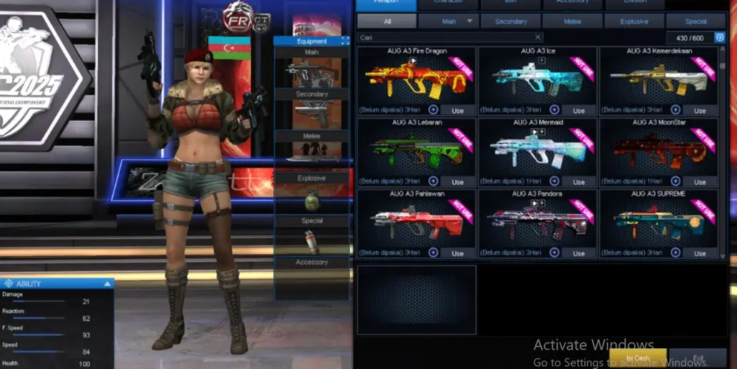 Screenshot Item Produk