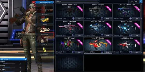 Screenshot Item Produk