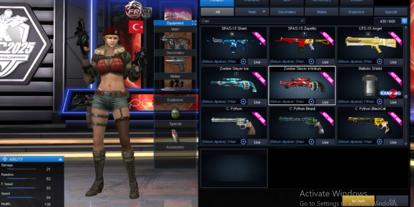 Screenshot Item Produk